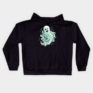 Eerie Halloween Ghoul Art - Spooky Season Delight Kids Hoodie